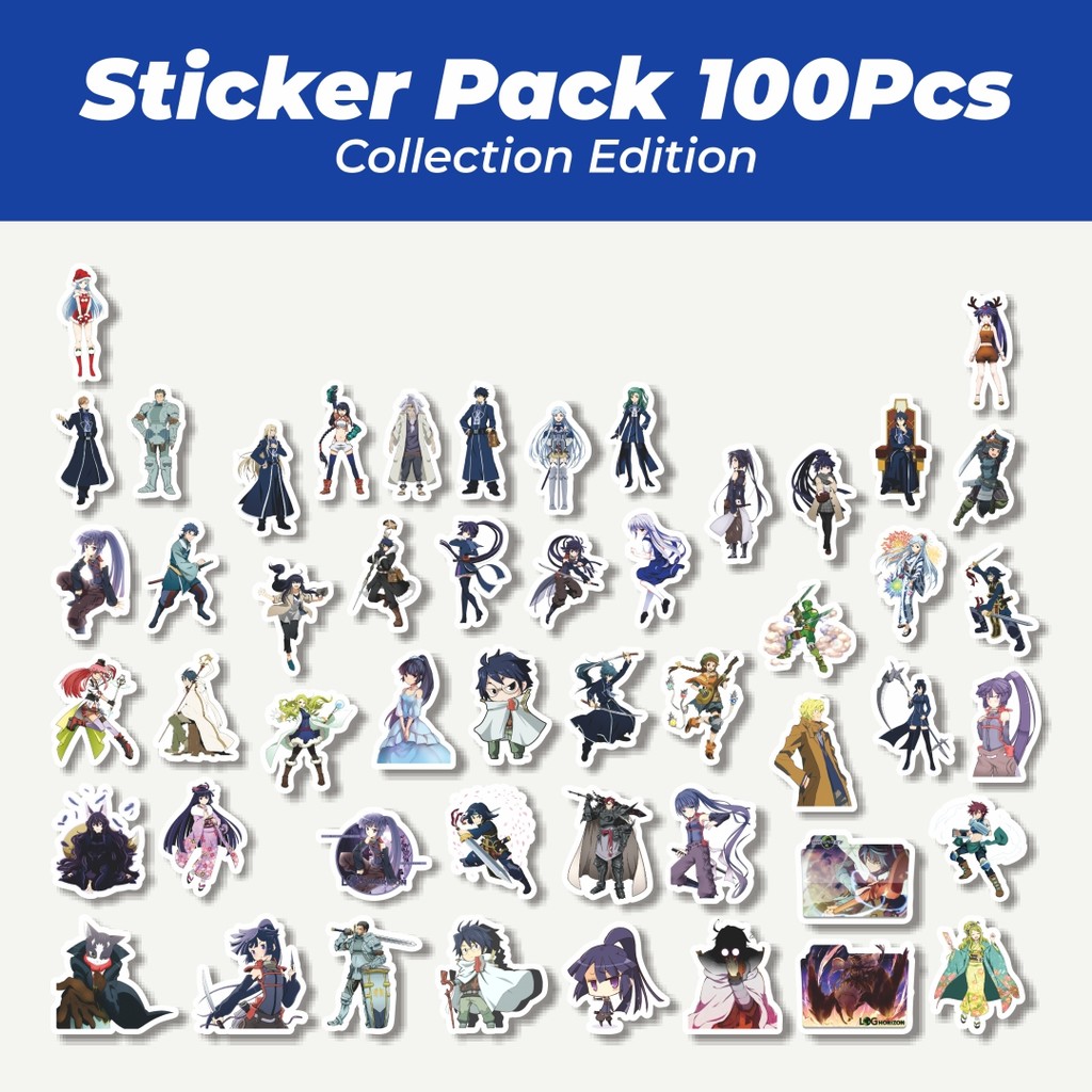 

Hot Stiker Anime Log Horizon Char Mix 1 Lucu Anti Air Stikers Berperekat Waterproof Sticker Decal Buat Motor Helm Buku Journal Koper Casing HP Laptop Botol Minum