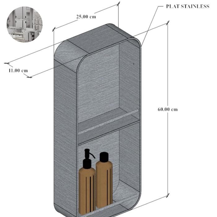 

tempat sabun kamar mandi dinding