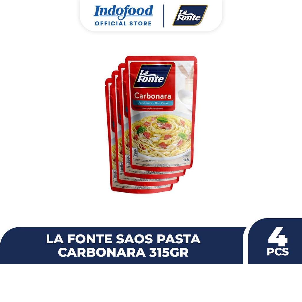 

4 PCS - La Fonte Saos Pasta Carbonara 315 Gr