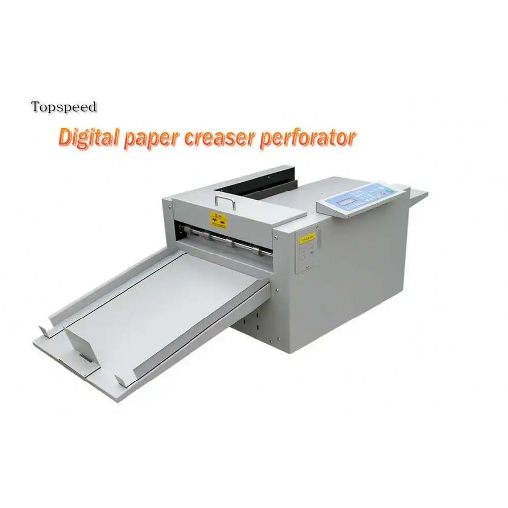 

Automatic Paper Creasing Machine And Paper Perforating Machine 2 in 1 Book Spine Making