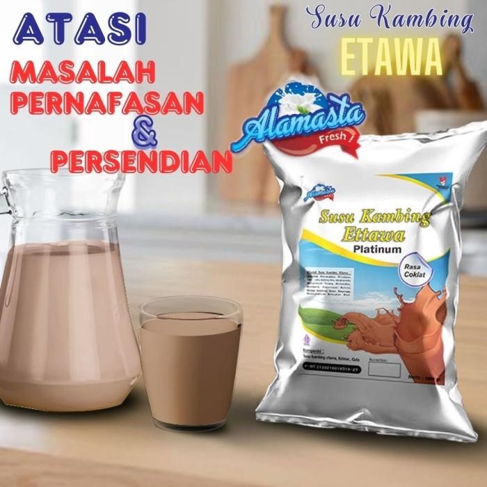

susu kambing etawa 1 kg COKLAT susu kambing ALAMASTA platinum terapi MASALAH PARU DAN PERSENDIAN