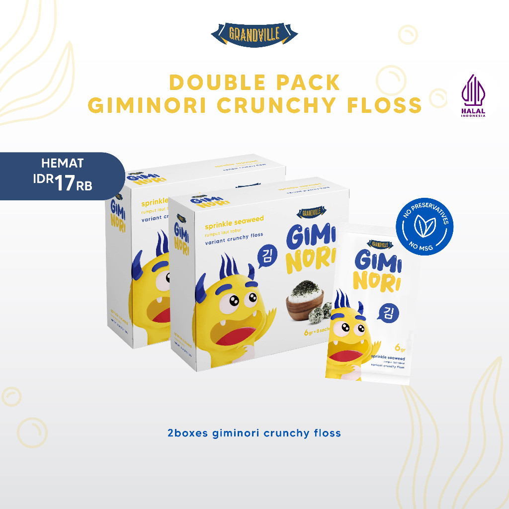 

Grandville Gimi Nori Rumput Laut Tabur Floss Double pack