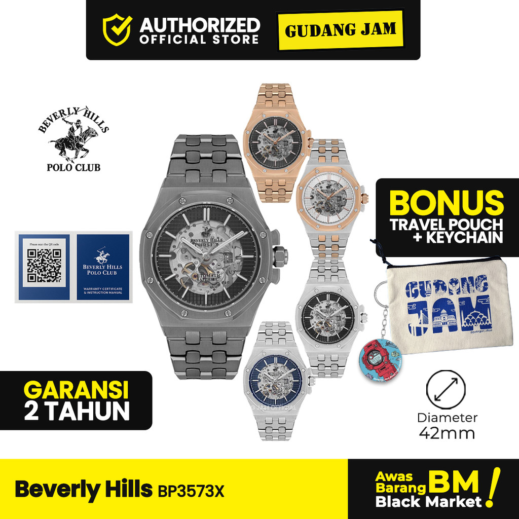 Jam Tangan Pria Polo Beverly Hills BP3573X Series