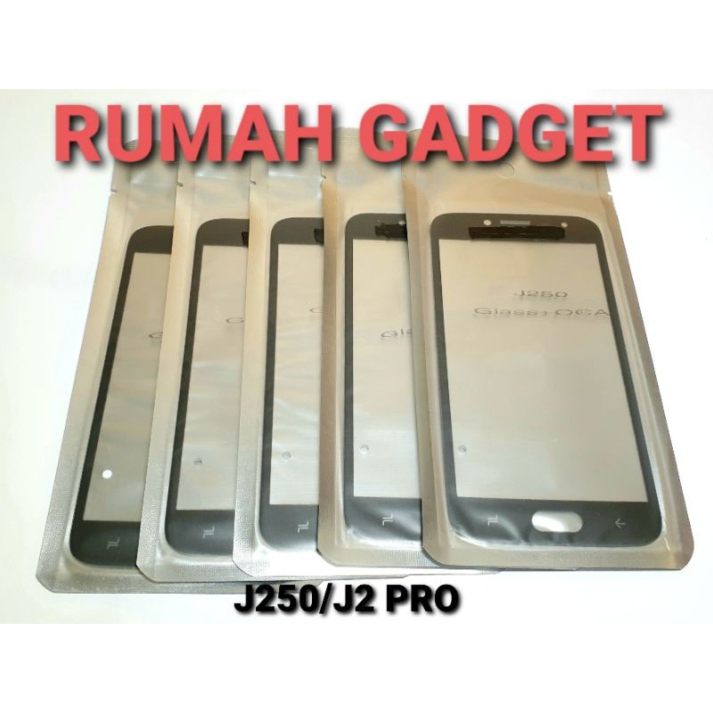 Kaca Lcd + Oca SAMSUNG J250 / J2 PRO 2018 ORIGINAL - Kaca Depan Touchscreen Glass Oca