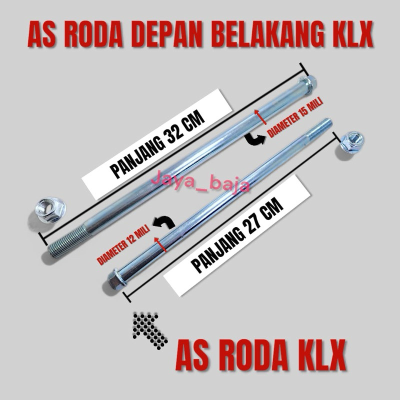 As Roda CRF|As Roda Depan CRF|As Roda Belakang CRF|As Roda Depan KLX|As Roda Belakang KLX