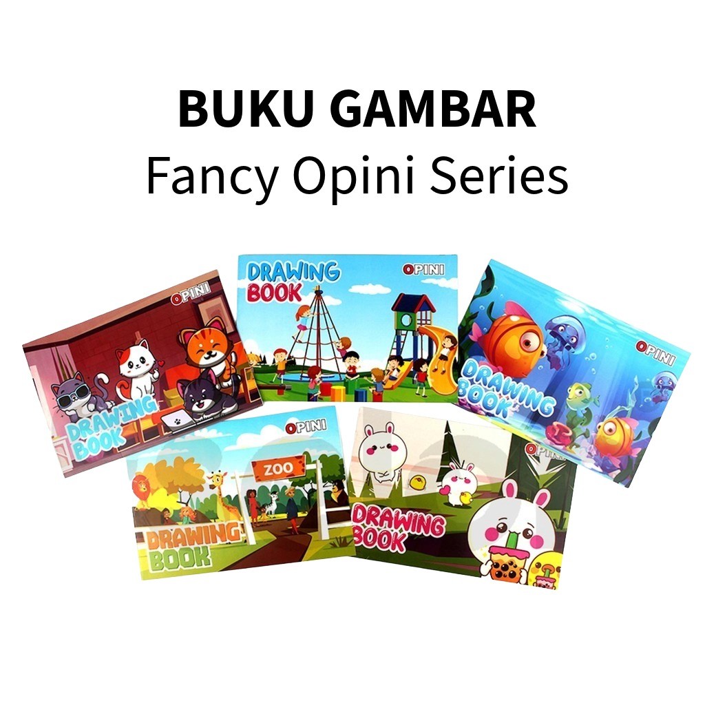

❤️️10pcs Buku Gambar A4 OPINI / 1pak Buku Gambar A4 OPINI❤️️