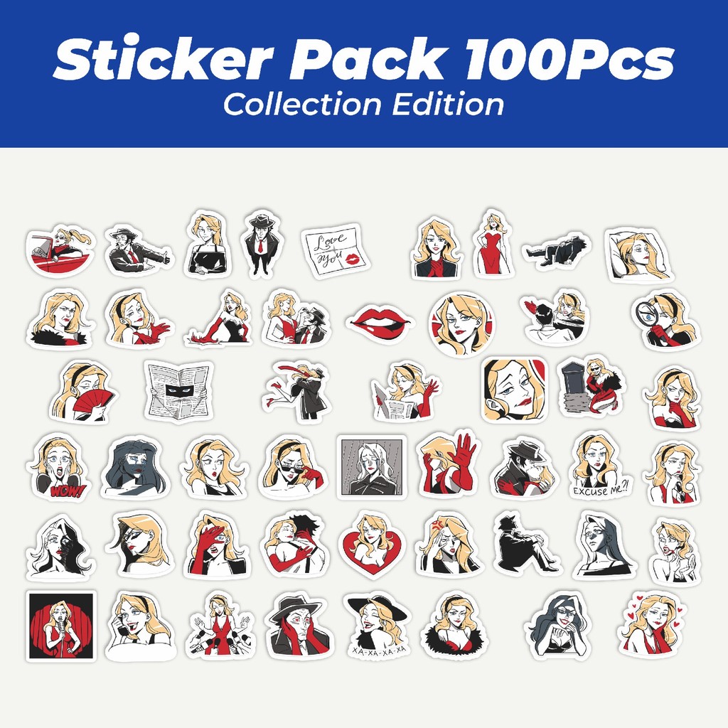 

Hot Funny Character Elienor And George Lucu Anti Air Stikers Berperekat Waterproof Sticker Decal Buat Motor Helm Buku Journal Koper Casing HP Laptop Botol Minum