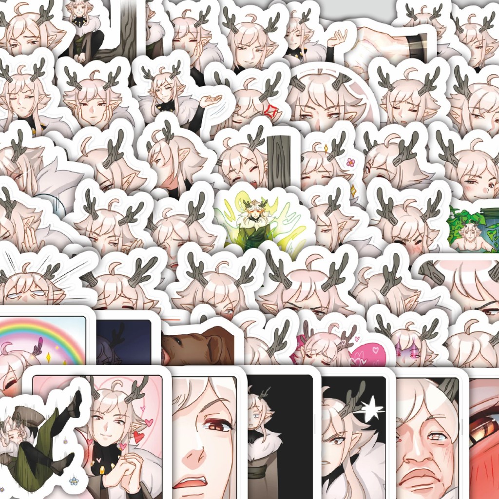 

Stiker Cutting Pack Stiker Kartun Fairy Oddman Isi 100Pcs Series Aesthetic Lucu Keren Untuk Koper Bahan Vynil