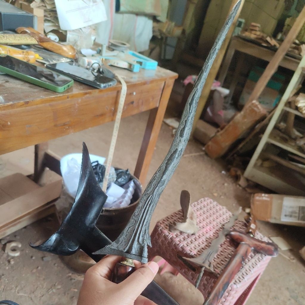 Keris Jangkung Segoro Winotan Corok 40cm Sepuh Sultan Agung JPR001