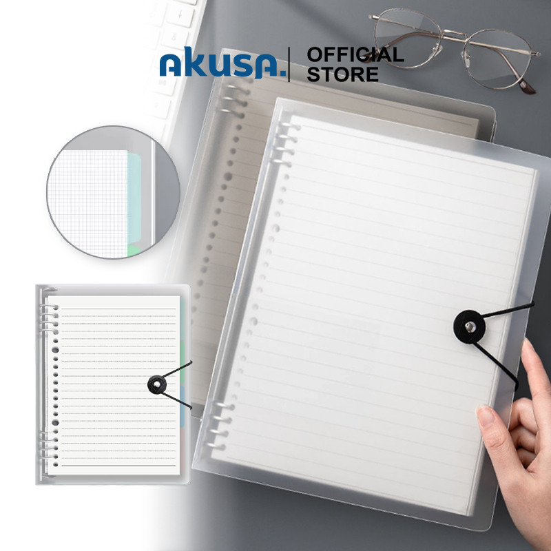 

AKUSA Binder Note A5/B5 56Lembar Buku Catatan Jurnal Dengan Pembatas BN008