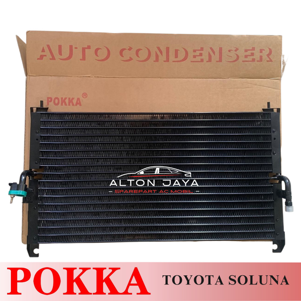 KONDENSOR AC MOBIL TOYOTA SOLUNA POKKA CONDENSOR SOLUNA POKKA 0558