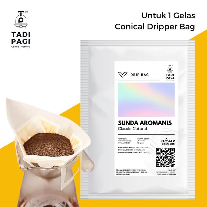 

PROMO! Arabika Drip Bag V Coffee - Sunda Aromanis