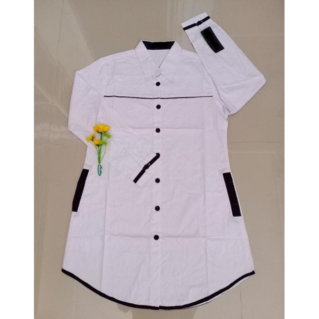 PAPESZ Tunik Hara Putih Jumbo