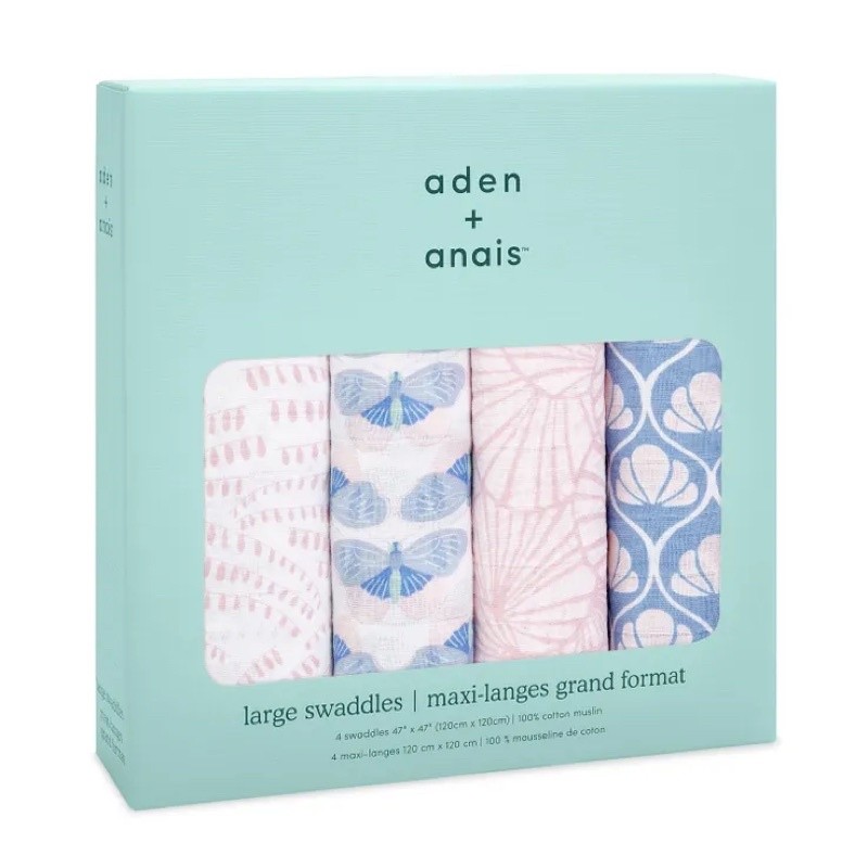 NEW PRINTS aden anais muslin cotton swaddle