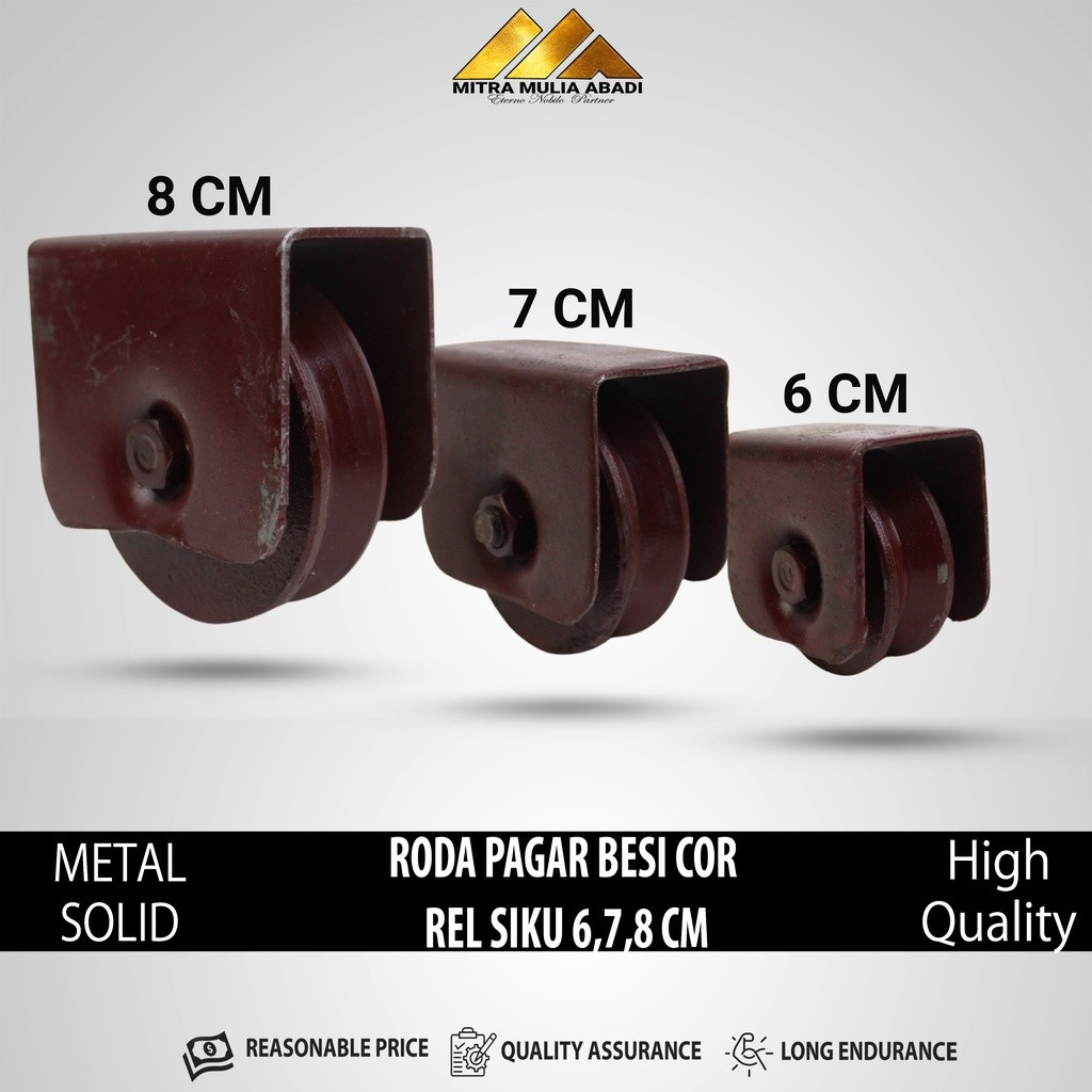 RODA PAGAR BESI AS SUPER REL SIKU / RODA PAGAR BESI GERBANG/ PINTU BESI