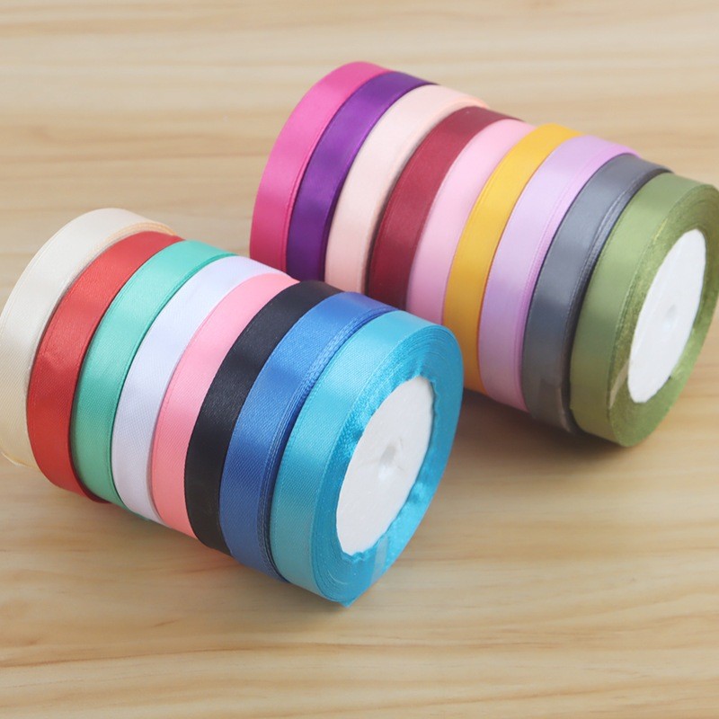 

(ROLL) Pita Satin Polos 1,2cm*22meter