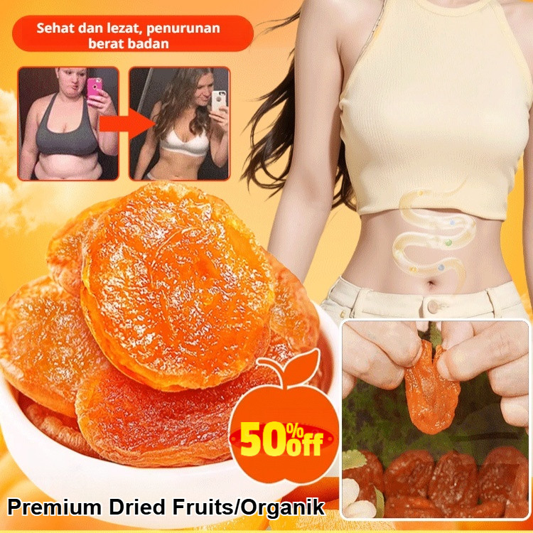 

【100% Asli】【Tanpa Inti】Dried Apricot / Apricot 250 gram | Buah Apricots Kering/Aprikot Kering Premium Apricot Kering Organic Paradise/ Rendah Gula Aprikot Dikeringkan Camilan/ Kacang Almond Merah Kering