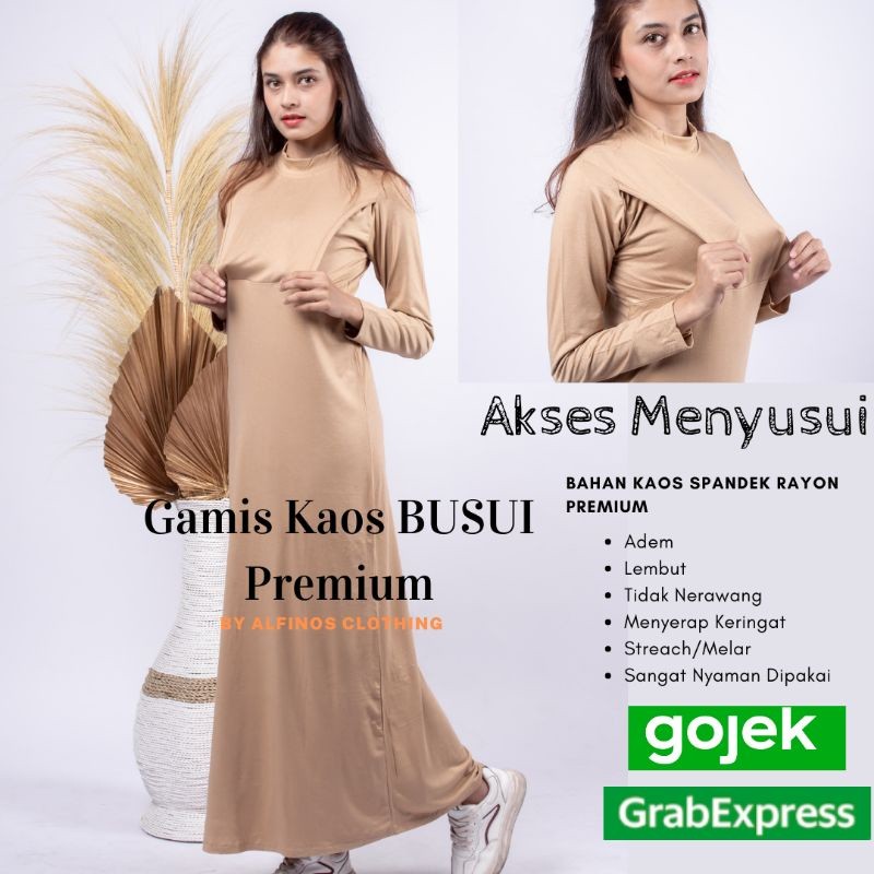 PAPESZ Gamis Busui | Gamis Busui Friendly | Manset Gamis Busui | Gamis Kaos Busui | Manset Gamis Bus