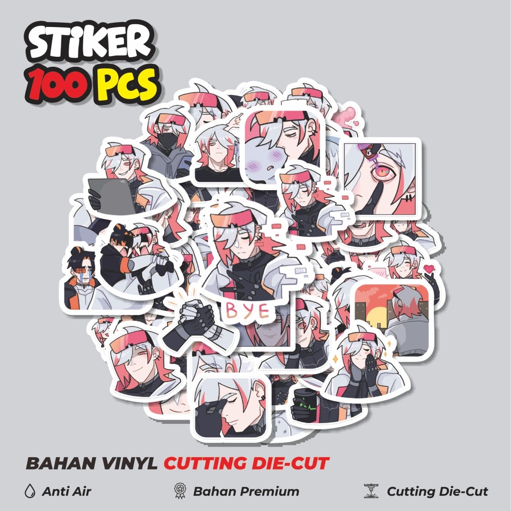 

Terbaru! 50 pcs Stiker Funny Character Victor The Cyberman Dekorasi Lucu Kreatif untuk Notebook, Skateboard, HP