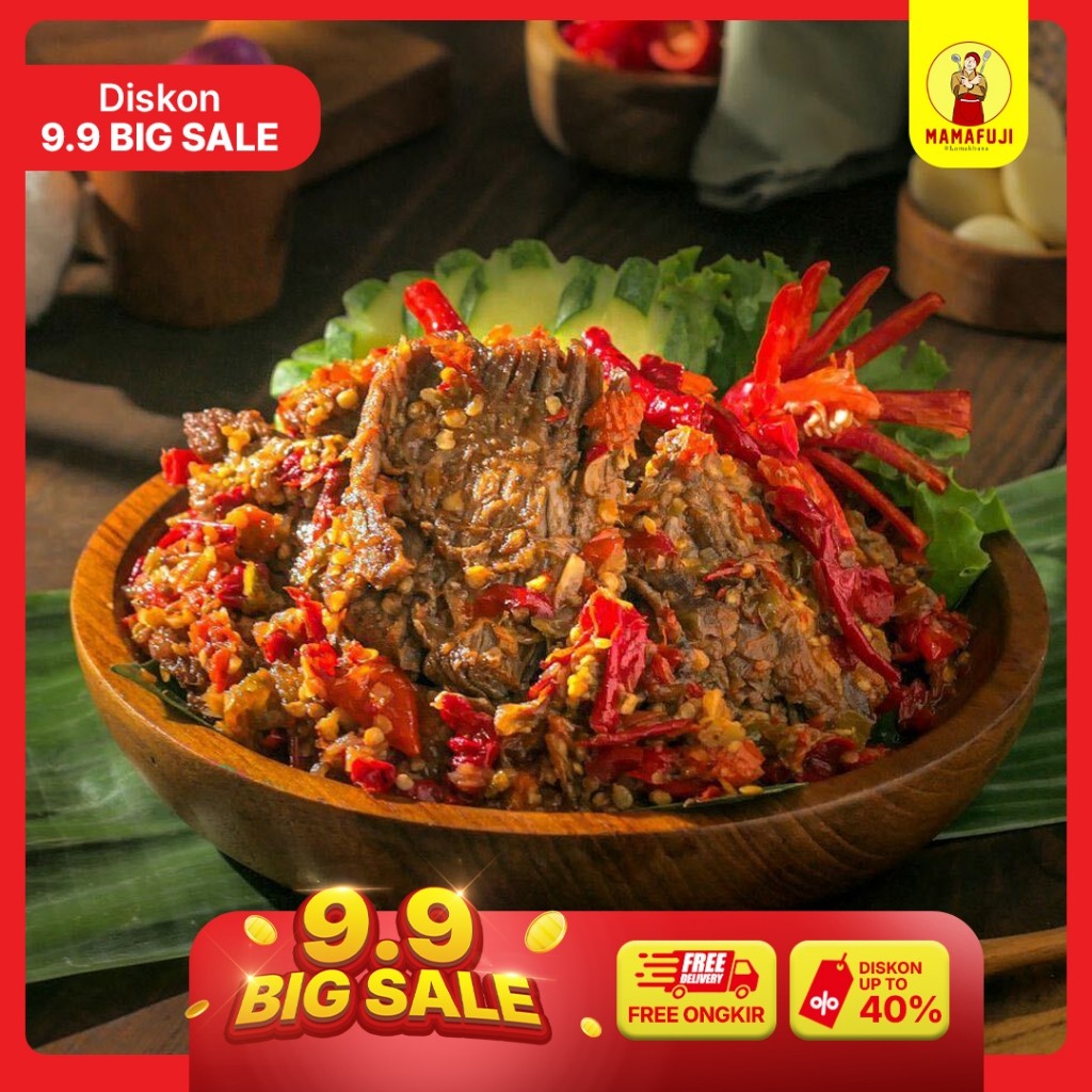 

Biteful Shop [NEW PRODUCT] Mamafuji - Dendeng Lambok (Basah) 200gr / Dendeng Daging Sapi Khas Minang