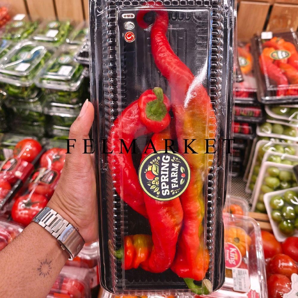 

Cabe Red Spiral Pepper Jumbo / Chili Red Spiral / Cabe Merah Jumbo / 250 gr