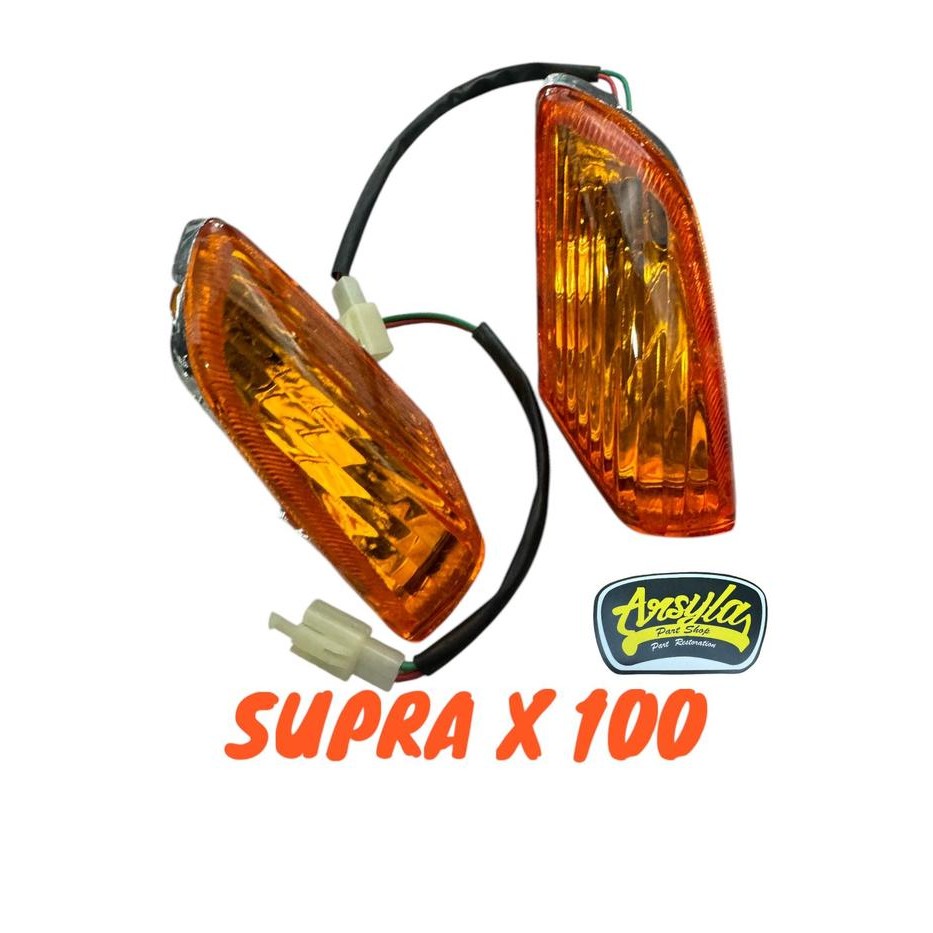 lampu sen sein depan kuning supra x 100 Malaysia