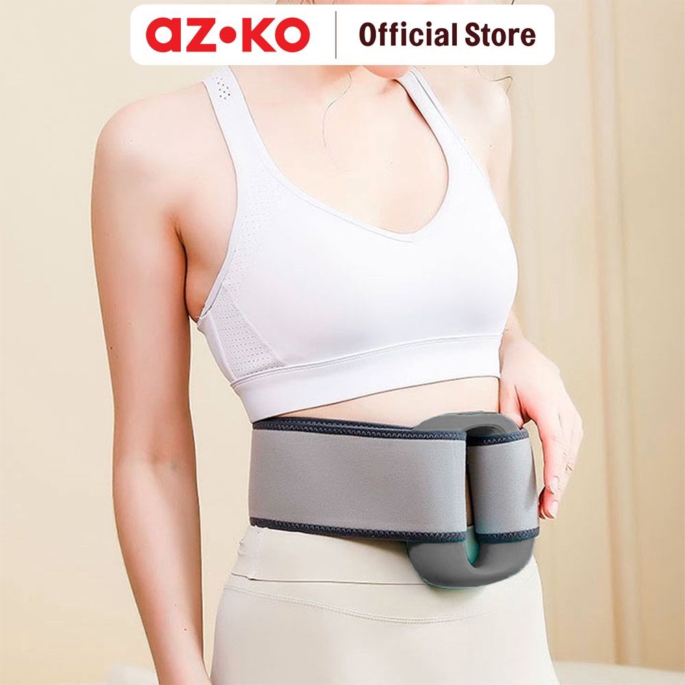 AZKO Lexata Alat Pijat Multifungsi Dengan Strap - Abu-Abu Alat Pijat Tubuh Portable Massager Ring Ma