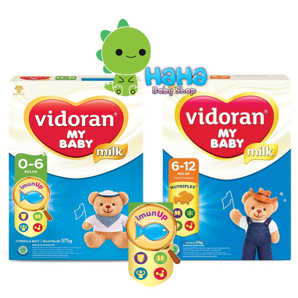 Vidoran My Baby Nutriplex Susu Formula Bayi 0 - 6 bulan/ 6-12 bulan [575 g / 925 g]Murah