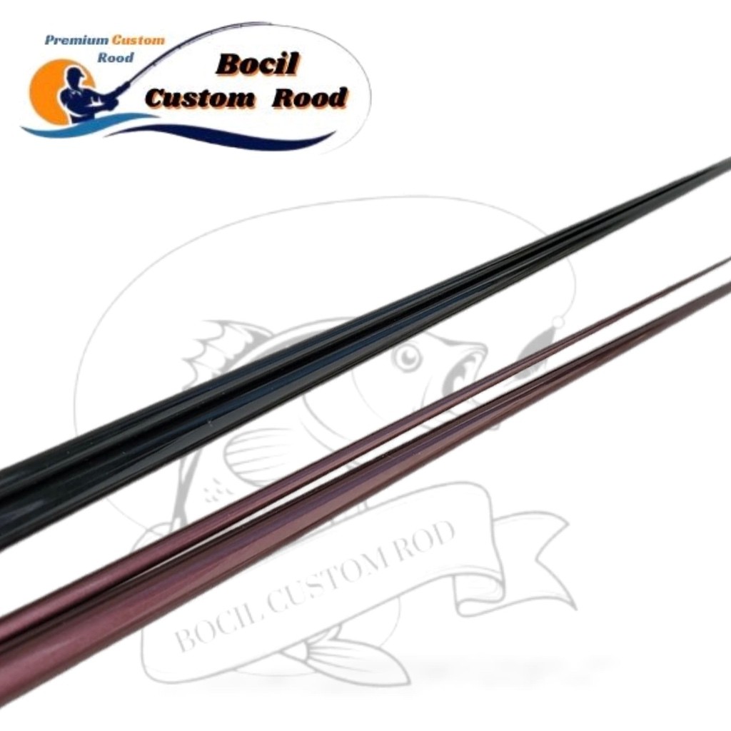 Blank hollow joran scorpion two section - carbon blank sambung tengah