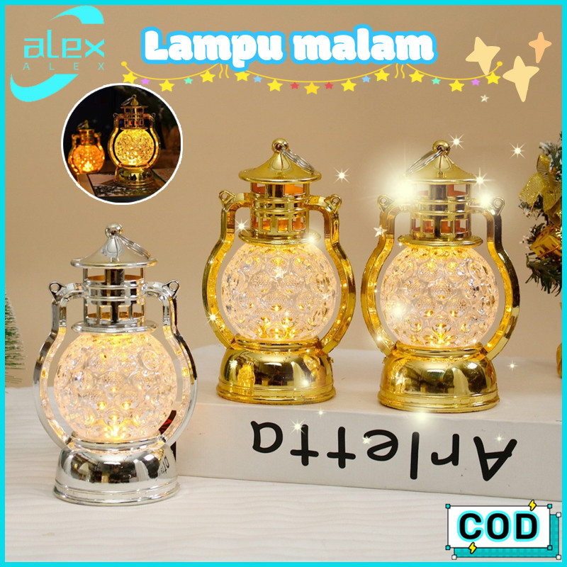 Lentera Lampu Led Hiasan  Lampu Lilin Gantung Dekorasi Eid Mubarak Lentera Led Lampu Malam Dekorasi 
