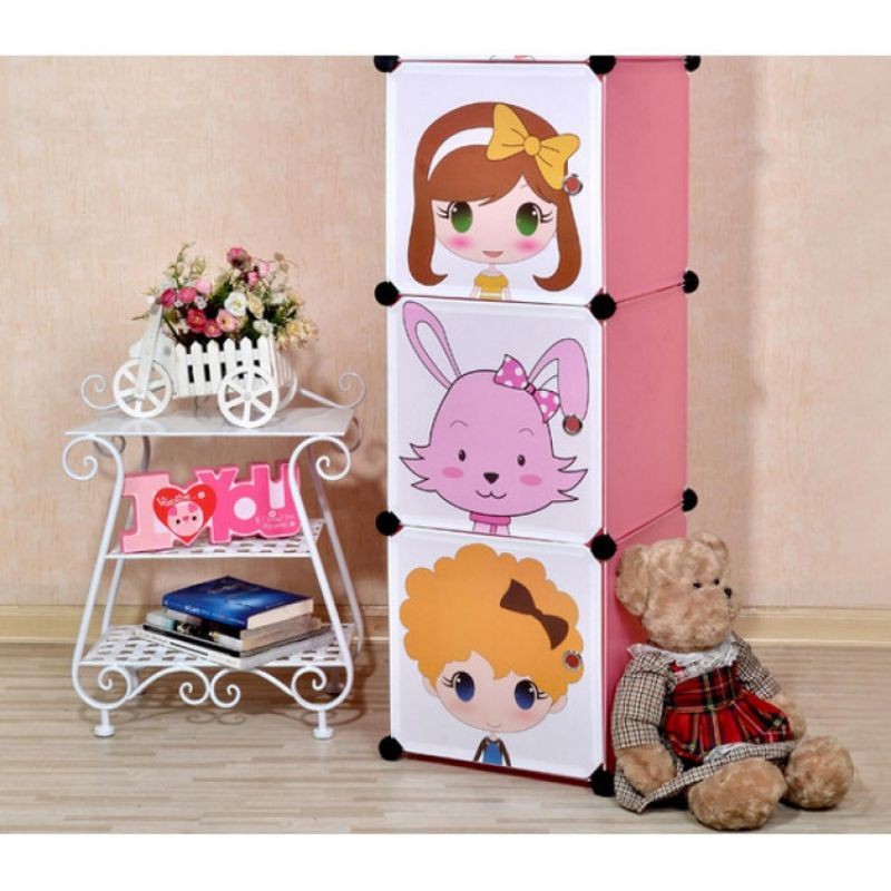 Almari 3 susun Plastik DIY