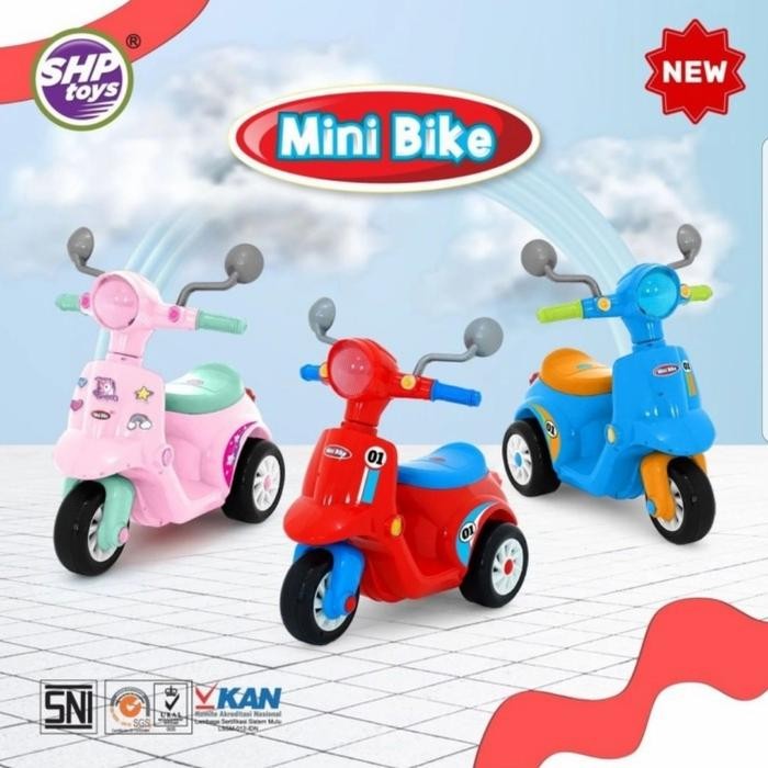 MAINAN MOTORAN SCOOPY ANAK RIDE ON MINI BIKE SHP-691