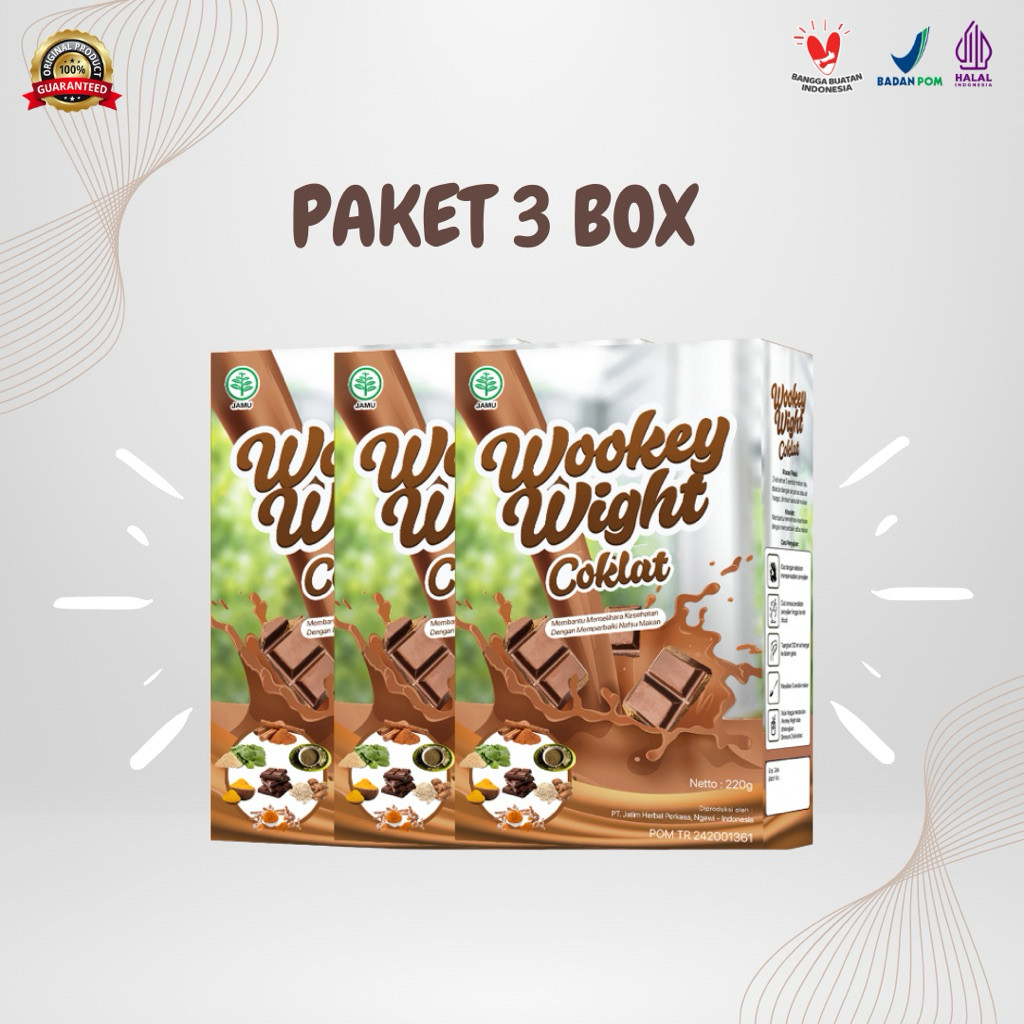 

[PAKET 3 BOX] RASA COKLAT - Wight Milk Susu Penggemuk Badan Rasa Coklat