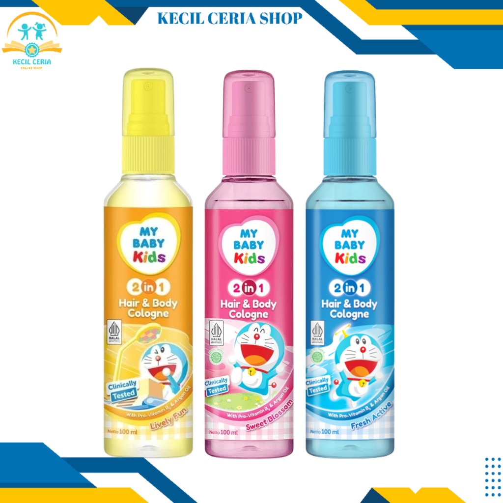 My Baby Kids Hair And Body Cologne 100ml Parfum Minyak Wangi Spray Anak Bayi Untuk badan dan Rambut 