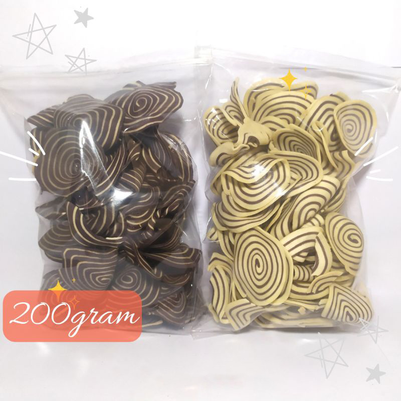 

Snack Kuping Gajah Kering Kripik Jajanan Cemilan Kue Kiloan Kecil Tipis Bulet 200Gr - Snackywacky