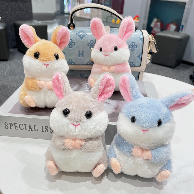 Gantungan Kunci Kartun Boneka Tikus Gemas Couple Fluffy