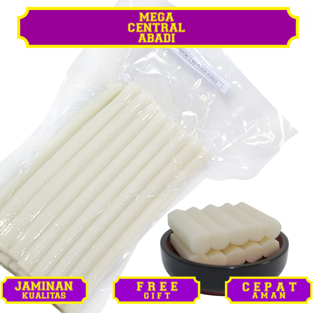 

TTEOKBOKKI ONLY PLAZA KOREA 1 KG - TOPOKKI TOKPOKI KOREAN RICE CAKE KUE BERAS KHAS KOREA 1KG