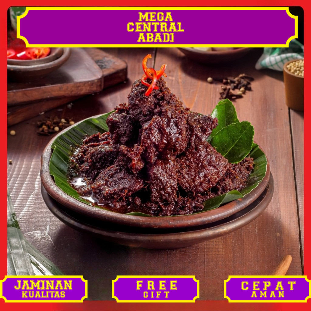 

Rendang Daging 350gr (Mini Size)