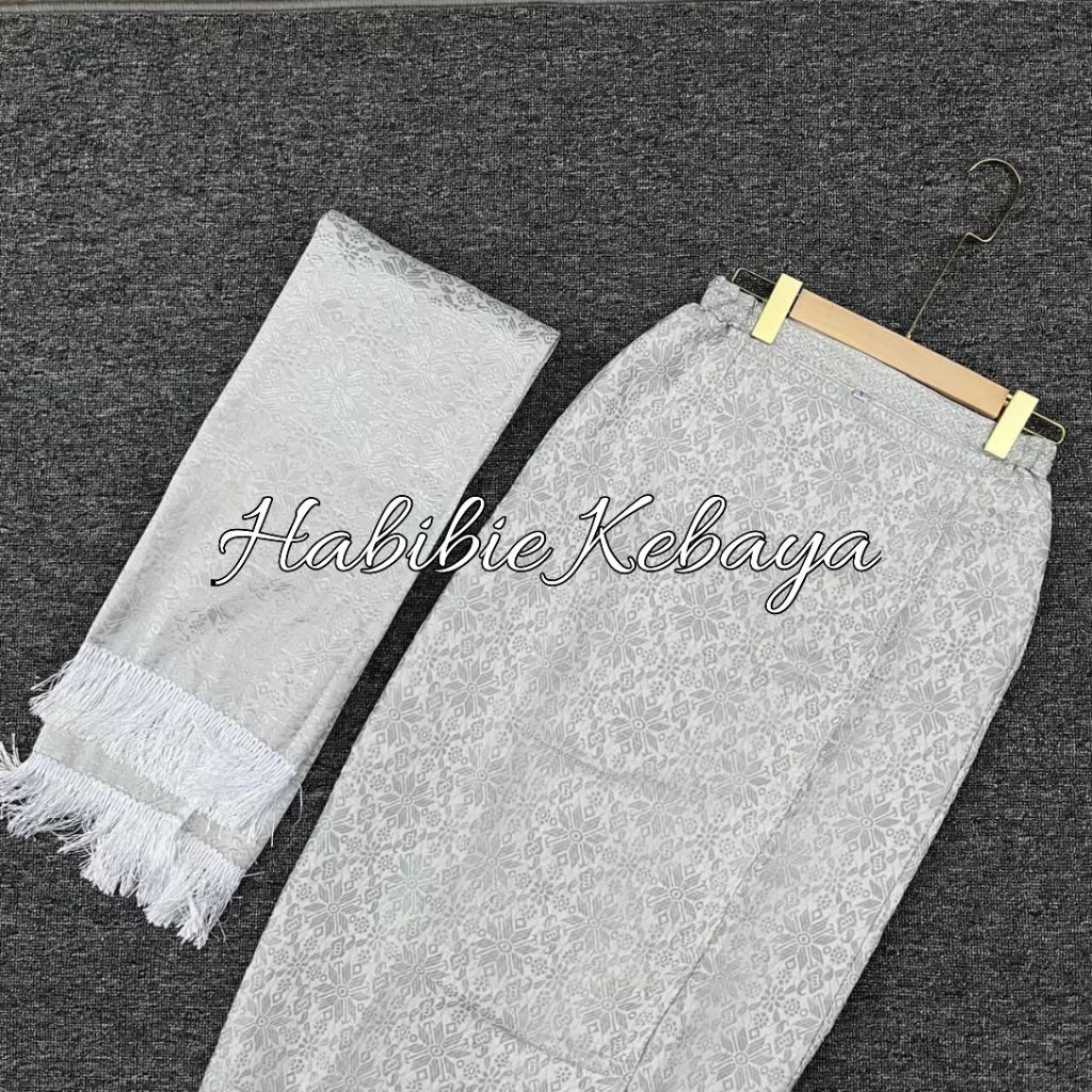 CF45RH SET ROK SONGKET DAN SELENDANG/SETELAN ROK SONGKET DAN SELENDANG/SELENDANG SONGKET/ATASAN KEBA