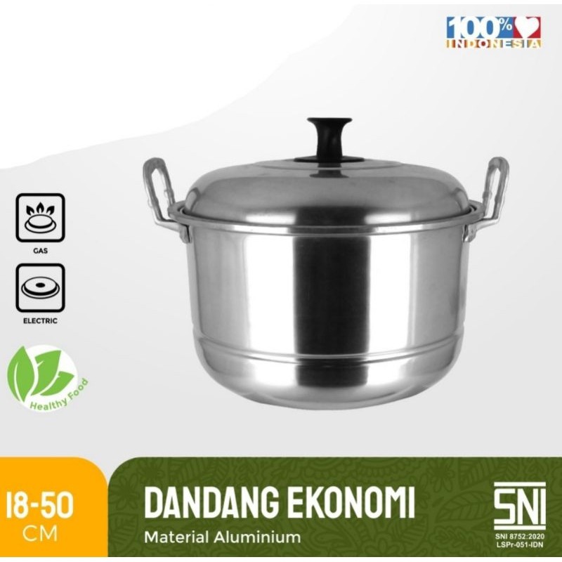 Langseng Panci Dandang Kukus Panci + Saringan / Sarangan