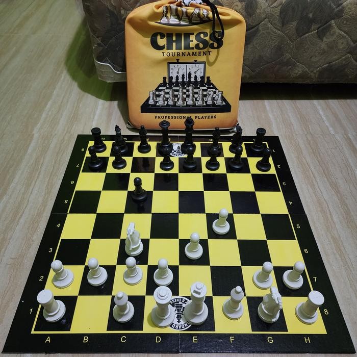 Catur Kayu Premium Pakai Tas Standart Percasi Merk Percasi/ King79/ Chess - Catur Chess