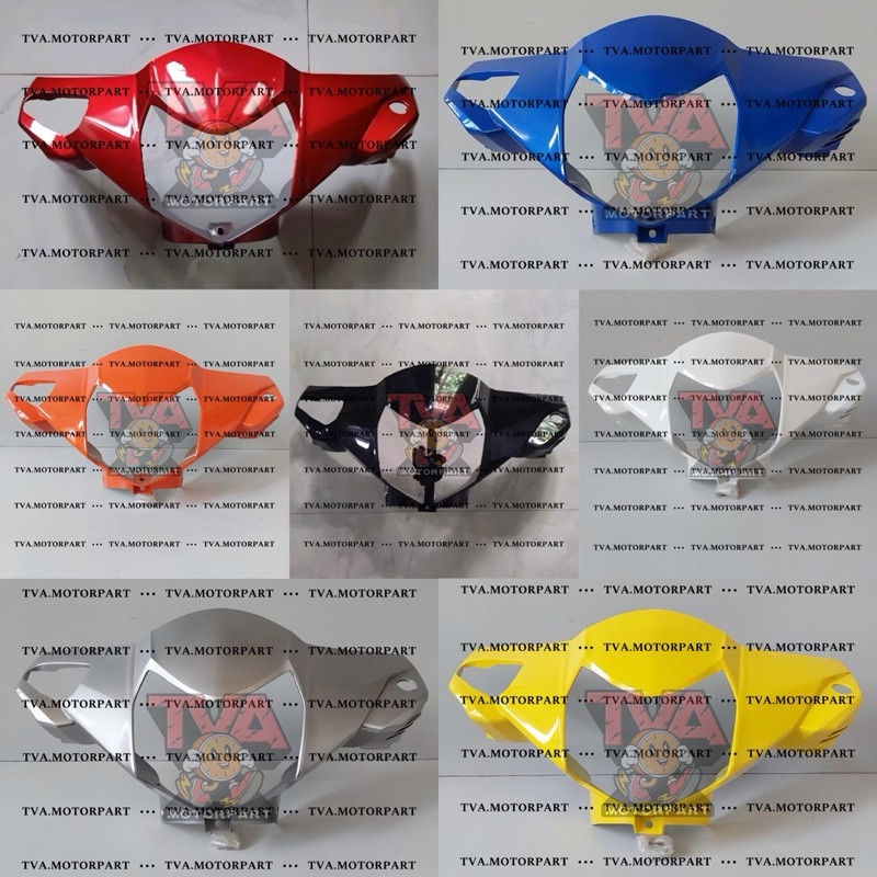 BATOK KEPALA DEPAN HONDA REVO LAMA OLD LANCIP 2007-2009 HITAM MAROON BIRU SILVER KUNING PUTIH ORANGE