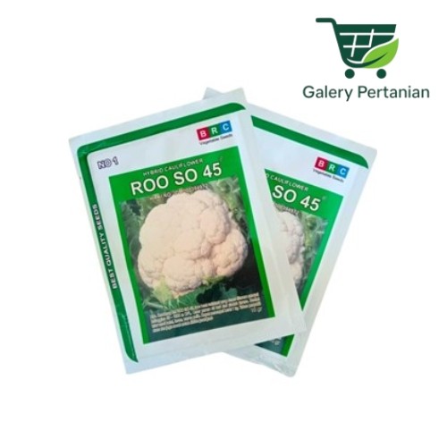 Benih Bunga Kol ROO SO 45 10gr Original Panen Cepat 45 HST