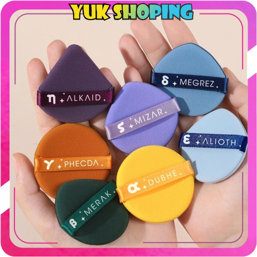 YUKSHOPING Spons Bedak Tabur Bentuk Bulat Beauty Powder Puff Foundation Makeup Sponge Cushion BB Cre