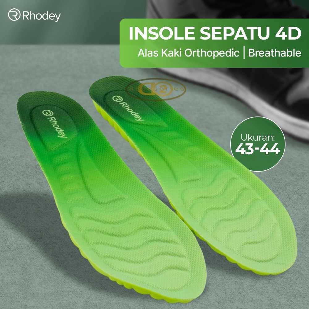 Arsyl Mart Rhodey Insole Sepatu Alas Kaki Orthopedic Breathable 4D - 6031 Aksesoris Otomotif