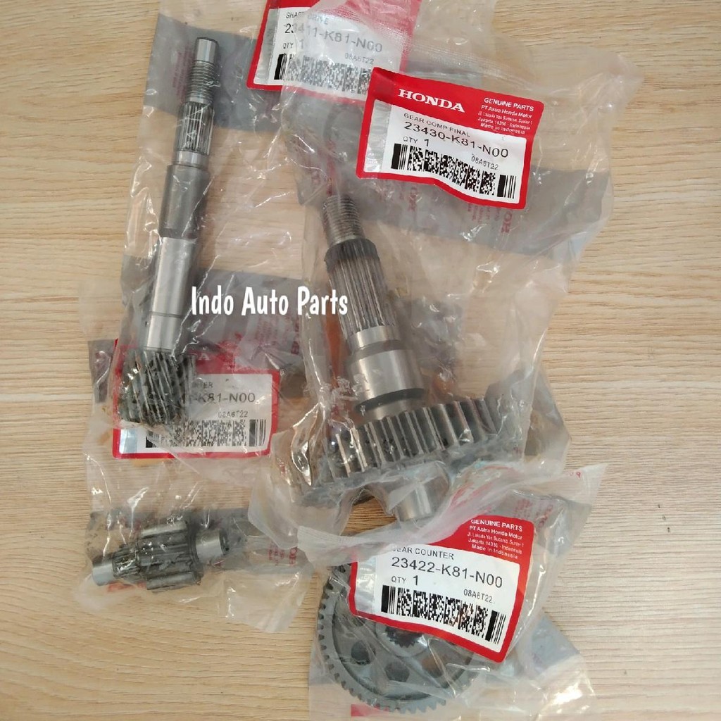 GIGI RASIO HONDA BEAT F1 ESP SCOPY ESP  GIGI RASIO SET BEAT ESP SCOPY ESP BEAT POP K81  K81