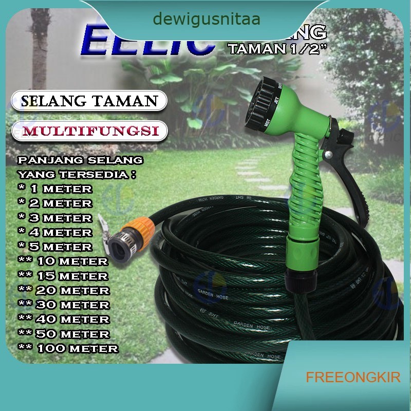 GAH-A30M GARDEN HOSE SELANG TAMAN 30 METER DAN DIAMETER SELANG 1/2" SELANG AIR MULTIFUNGSI