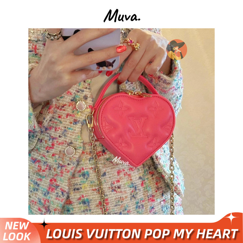 Tas wanita Louis Vuitton POP MY HEART Women/Shoulder Bag LV