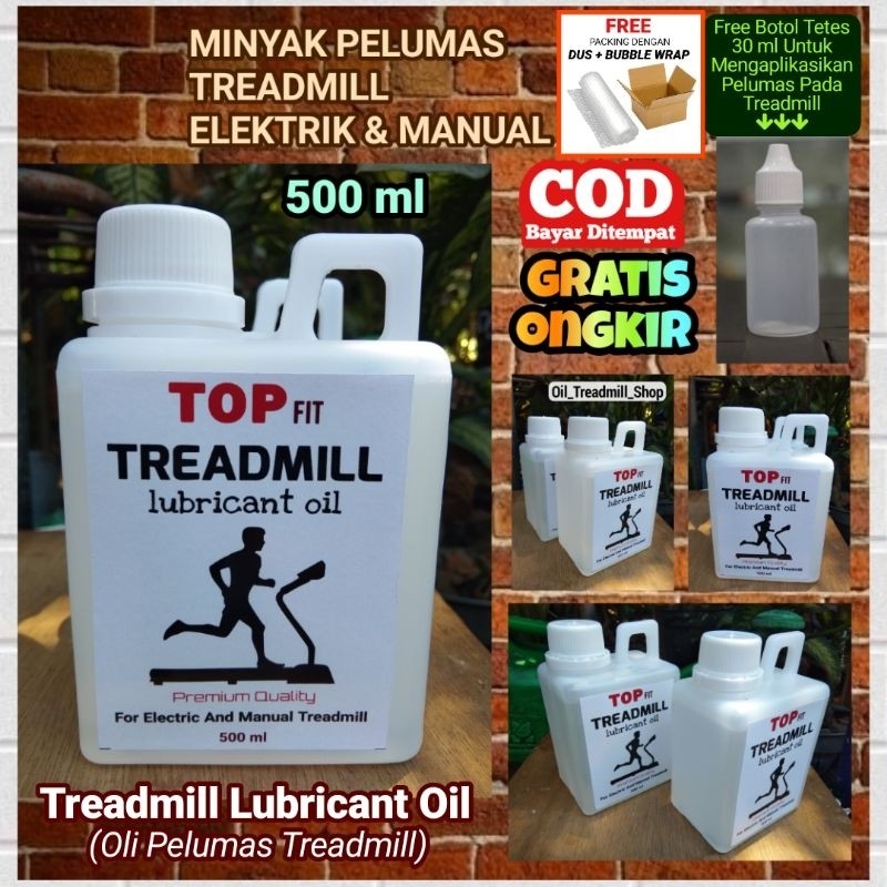 FITVIBES TOP FIT Minyak Pelumas Treadmill Elektrik Manual 500ml Murah Original Treadmill Lubricant O