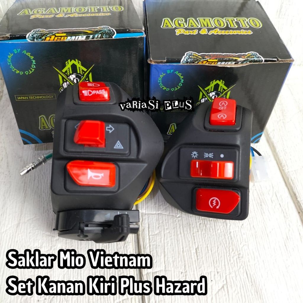 Holder Saklar hazard mio saklar set hazard vietnam aerox universal motor yamaha mio soul